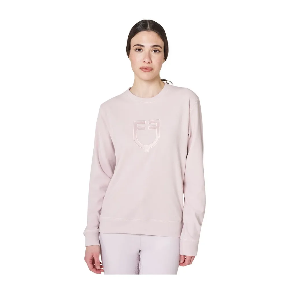Equestro Fleece Sweatshirt Damen Hushed Violet
