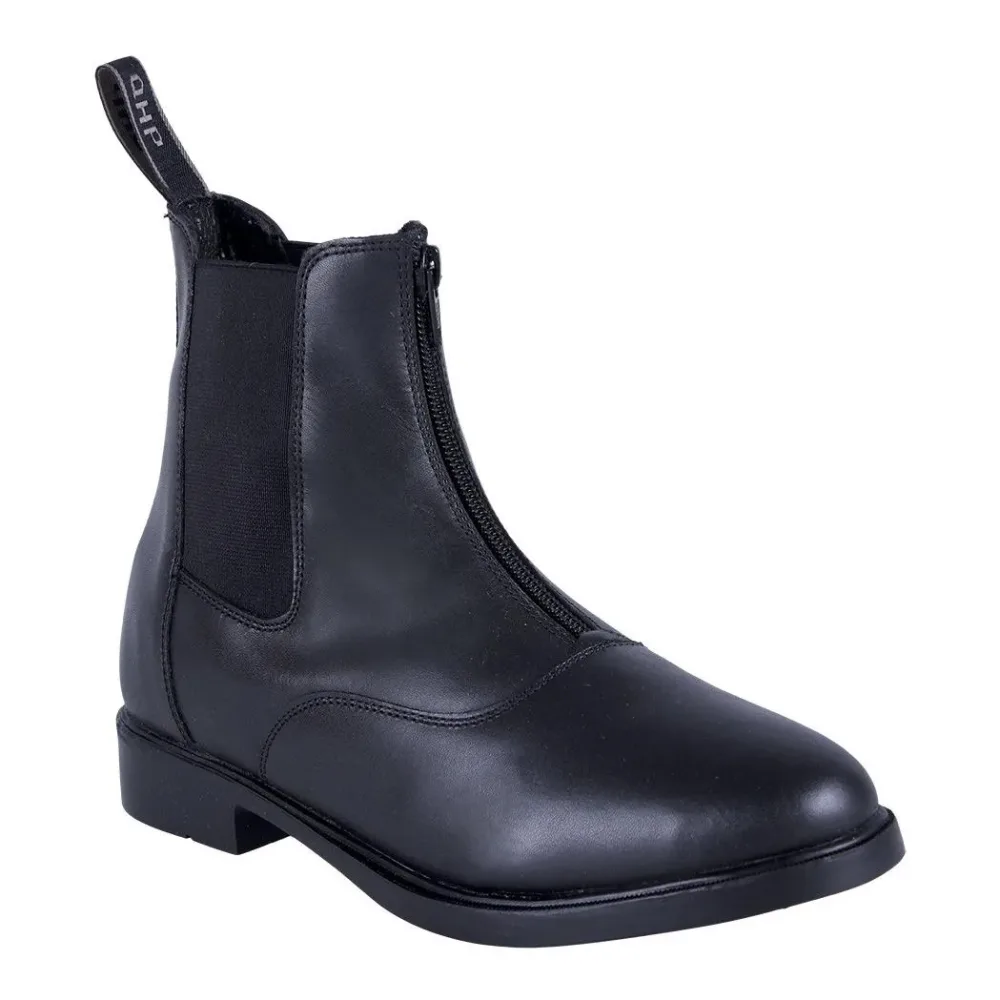 QHP Jodhpur Stiefelette Manilla Junior - Schwarz -  Schuhgrösse: 26