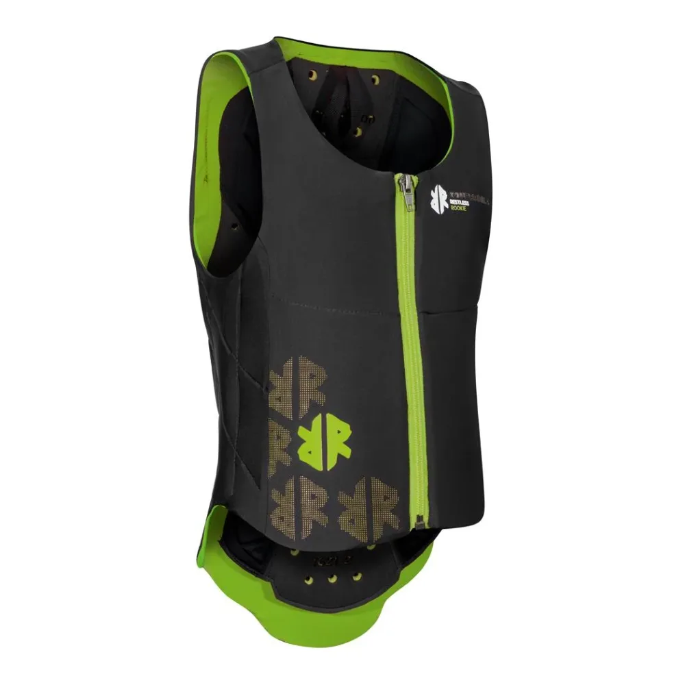 Komperdell Rückenprotektor Ballistic Vest Junior - Black/Lime -  Farbe: Black/Lime, Grösse Kinder: 128