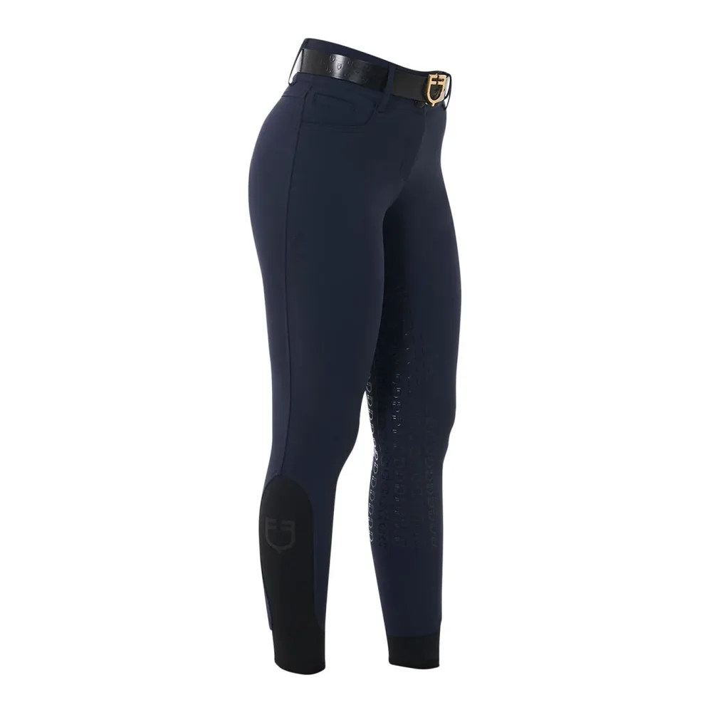 Equestro Reithose Highwaist Vollbesatz Girls - Navy Blazer -  Farbe: Navy Blazer, Kleidergrössen Teenager: 164