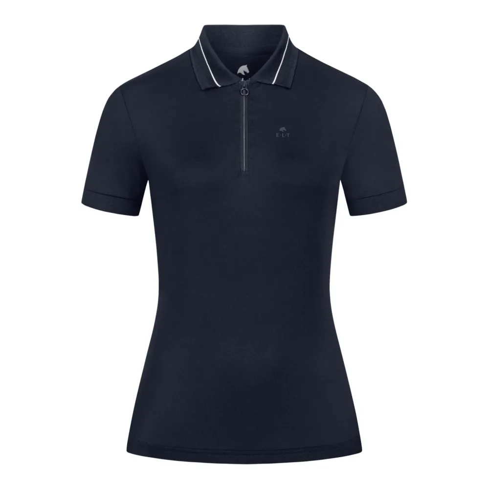 Elt Funktions-Poloshirt Prag - Tiefblau -  Farbe: Tiefblau, Grösse Bekleidung Damen: M