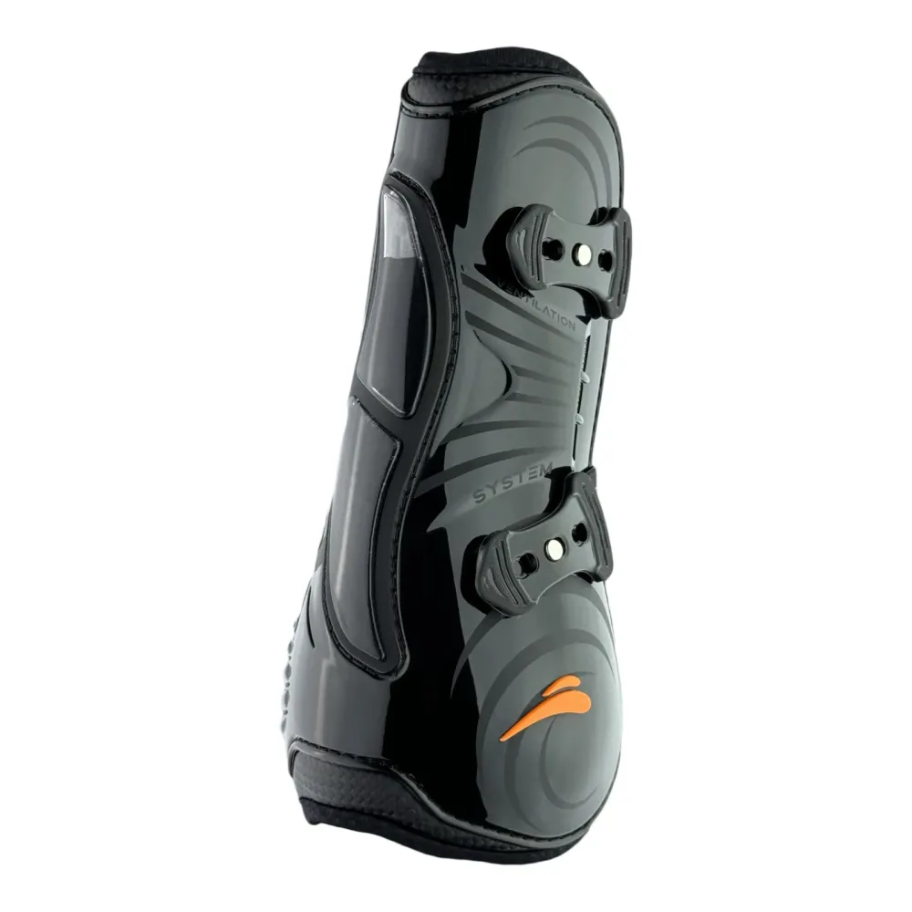 eQuick Gamaschen eAIRSHOCK LEGEND - Schwarz -  Grösse: L, Farbe: Schwarz