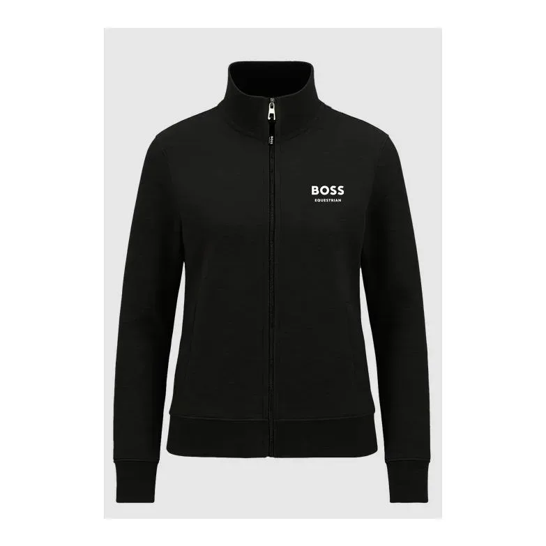 BOSS Equestrian Sweater Training Zip Paris - Graphit -  Grösse Bekleidung Damen: XS
