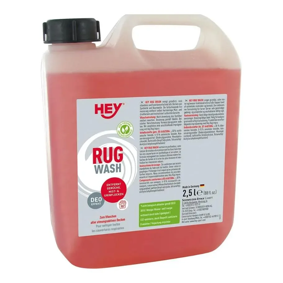 Hey Sport Decken Wash - Rot -  Inhalt: 2,5 l