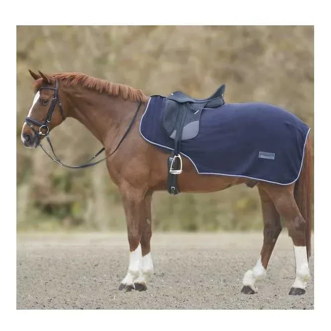 Waldhausen Fleece-Ausreitdecke Economic - marine Grösse Pferdedecken: Pony (125 cm)