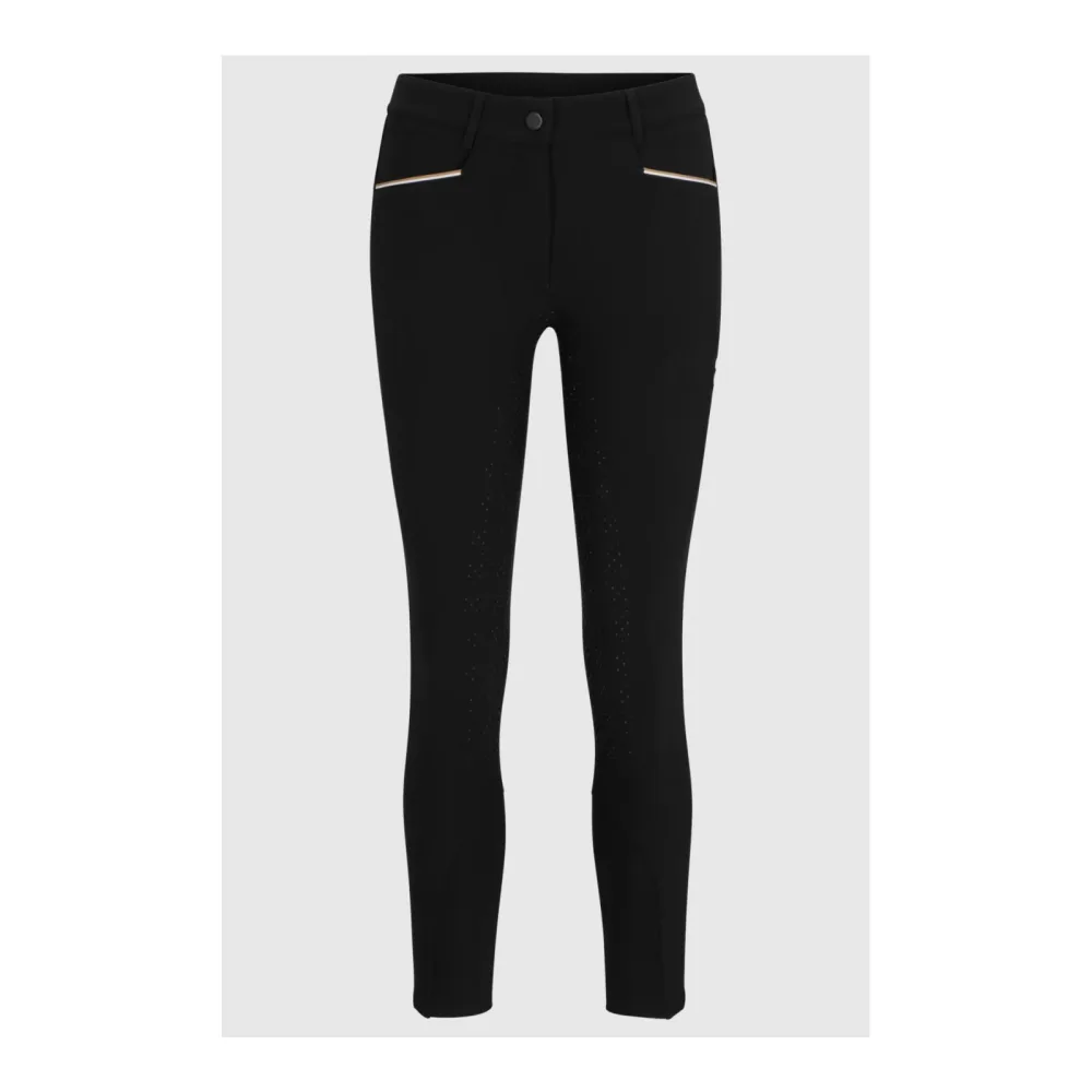 BOSS Equestrian Reithose Heather Vollbesatz Damen - Black -  Grösse Bekleidung Damen: XS, Farbe: Black