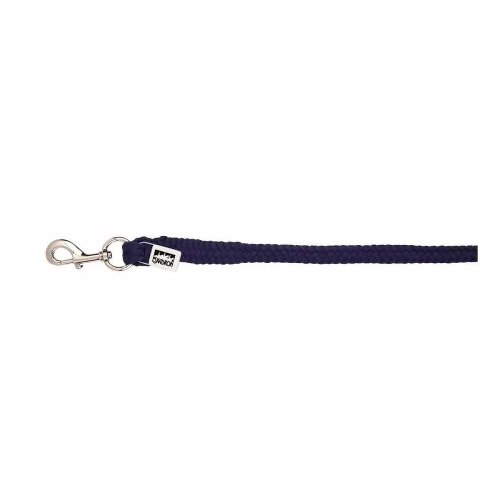 Eskadron Führstrick DuraSoft Karabinerhaken vernickelt - navy Farbe: Navy, Grösse: One Size