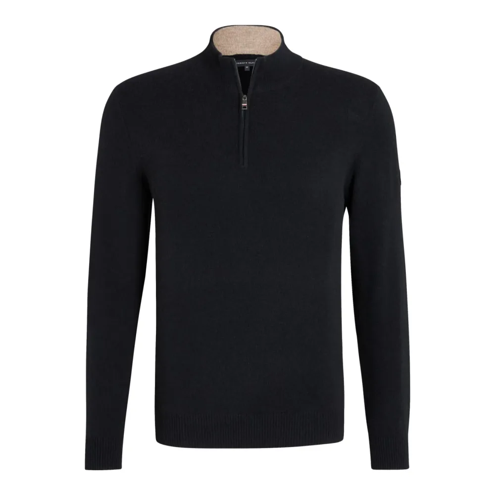 Tommy Hilfiger Equestrian Kaschmir Pullover Oakfield Herren - Desert Sky -  Grösse: S, Farbe: Desert Sky