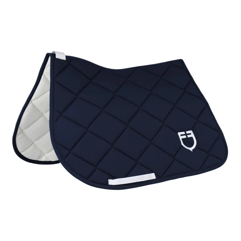 Equestro Springschabracke GP ohne Umrandung - Navy/Weiss -  Grösse Schabracken: Full, Farbe: Navy/Weiss