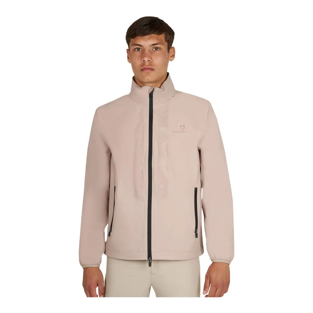 Equestro Windbreaker Jacke Herren - Oxford Tan -  Grösse: XL