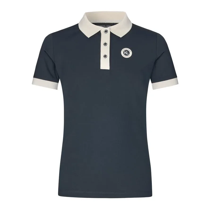 Kingsland Polo Pique KLLaura Junior - Navy -  Grösse: 140