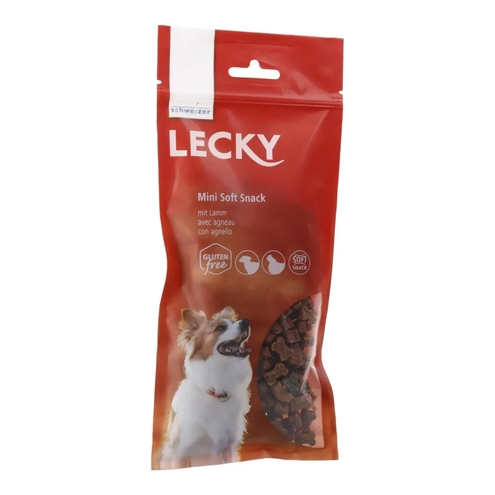 LECKY Mini Soft Snack mit Lamm - Natur -