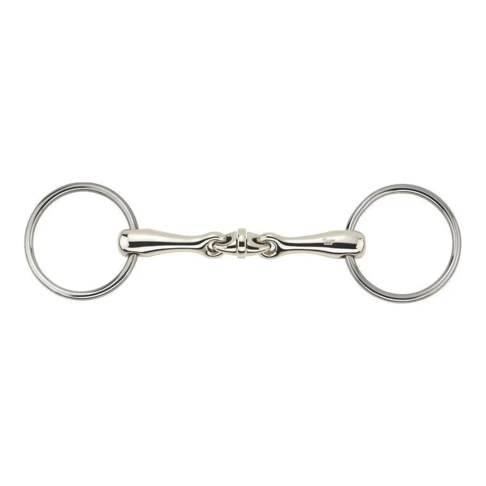 Sprenger Trense WH Ultra Sensogan doppelt gebrochen -16mm - Silber/Gold -  Gebisslängegrösse: 12.0 cm