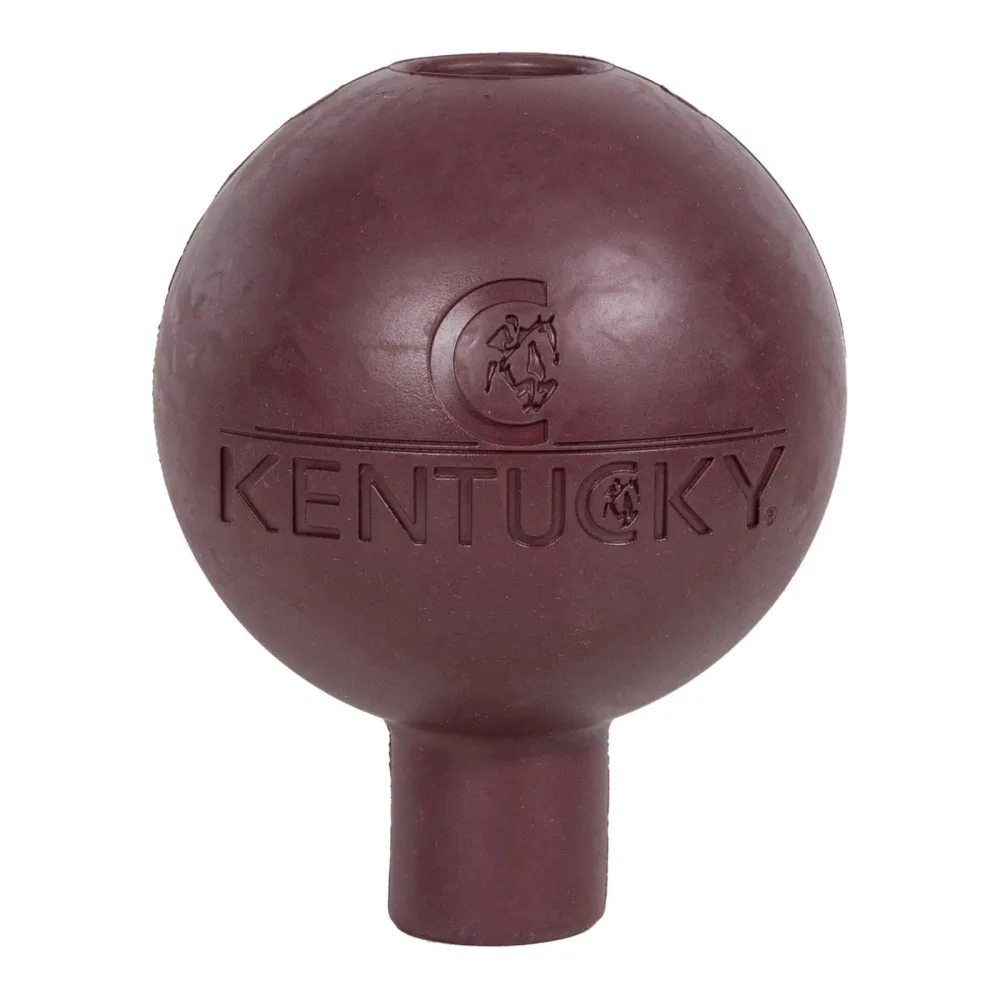 Kentucky Strick & Wandschutz Gummiball - Bordeaux -  Grösse: One Size, Farbe: Bordeaux