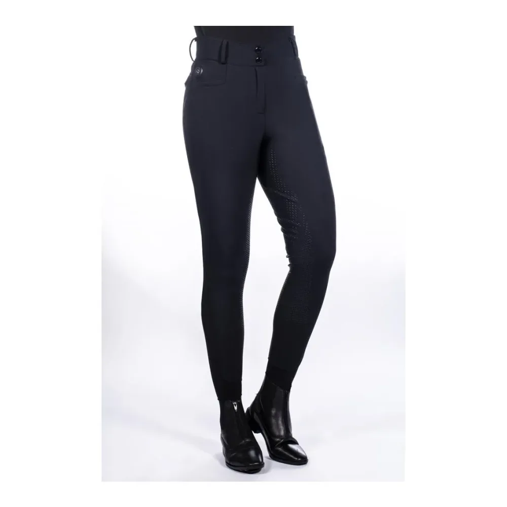 HKM Heizreithose Keep Warm Style Silikonbesatz Schwarz