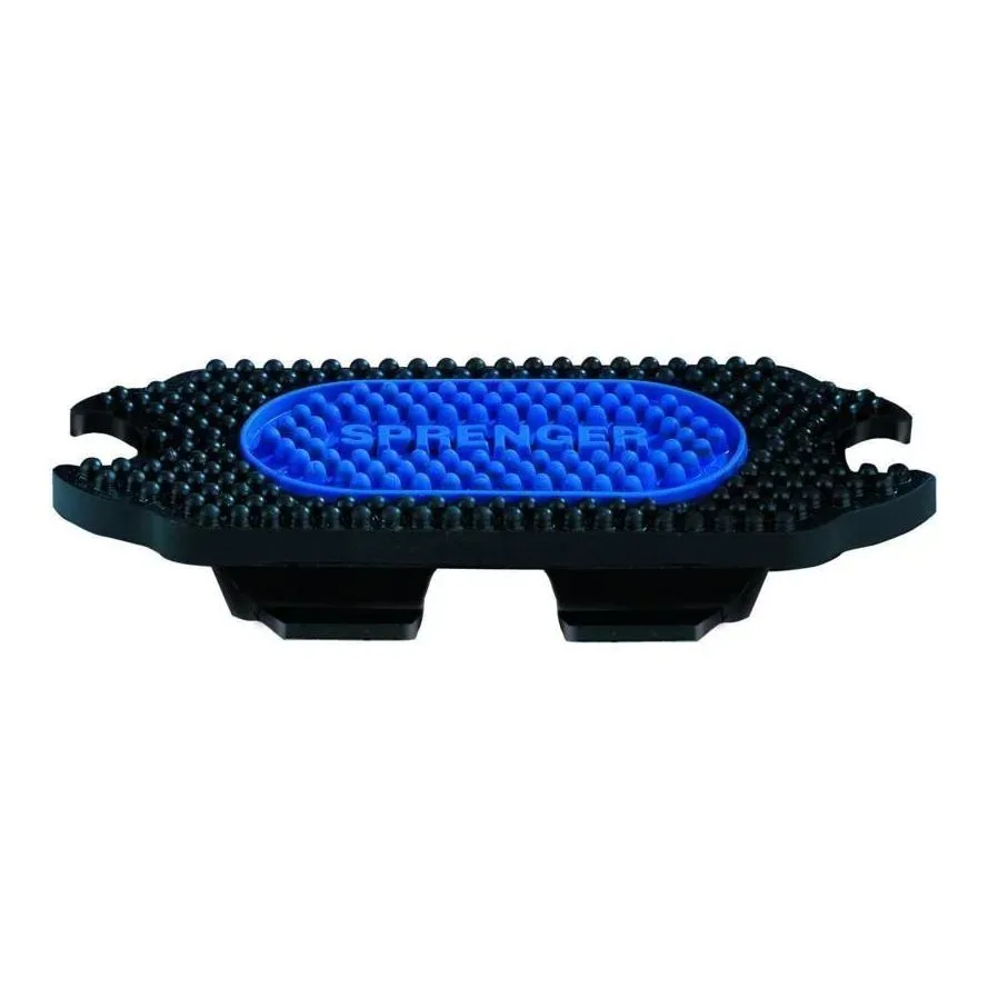Sprenger Bow Balance Steigbügel-Einlagen - aus Gummi - Schwarz/Blau -