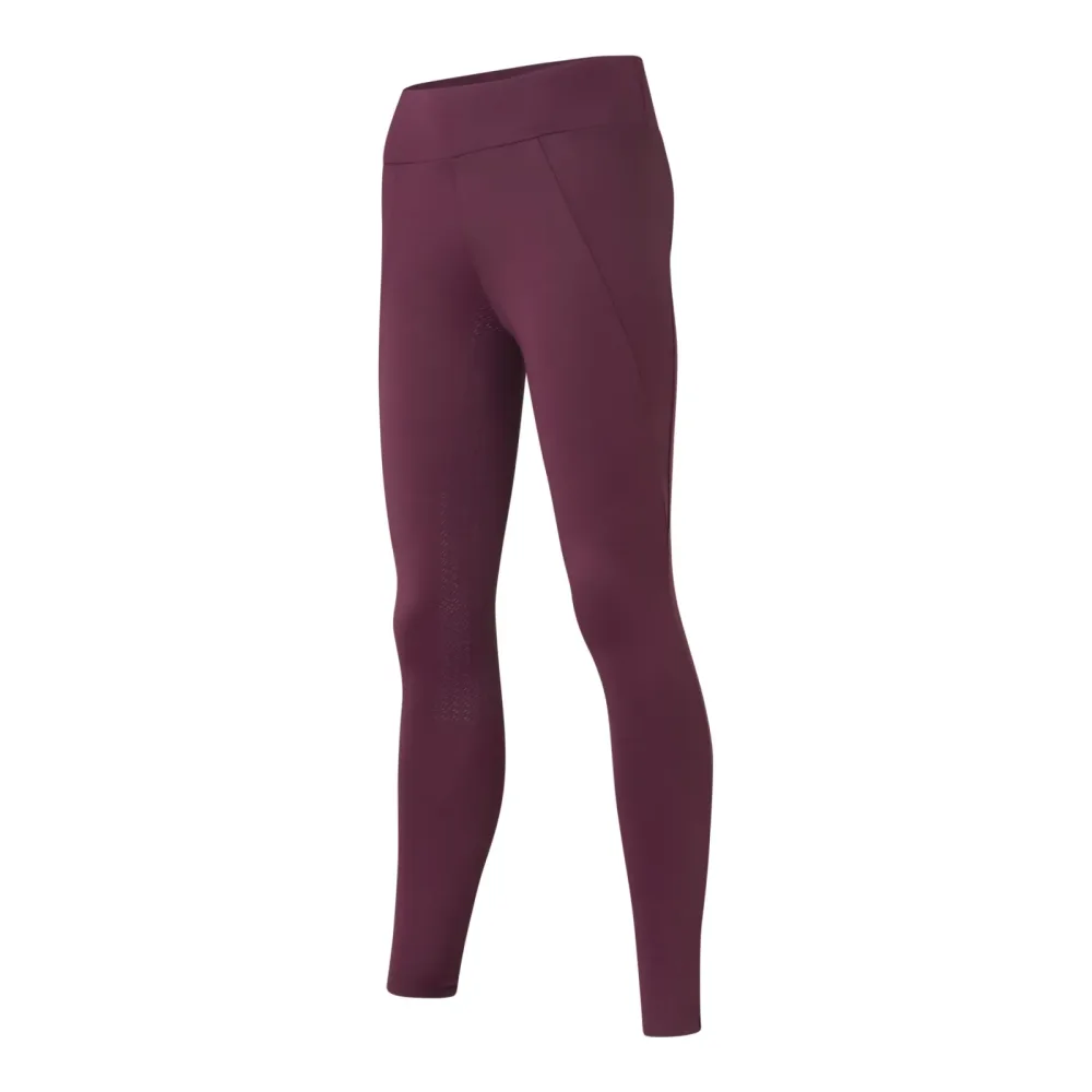 Kingsland Reitleggings KLMisha F-Grip F-tec4 Brushed - Fig -  Grösse: XS