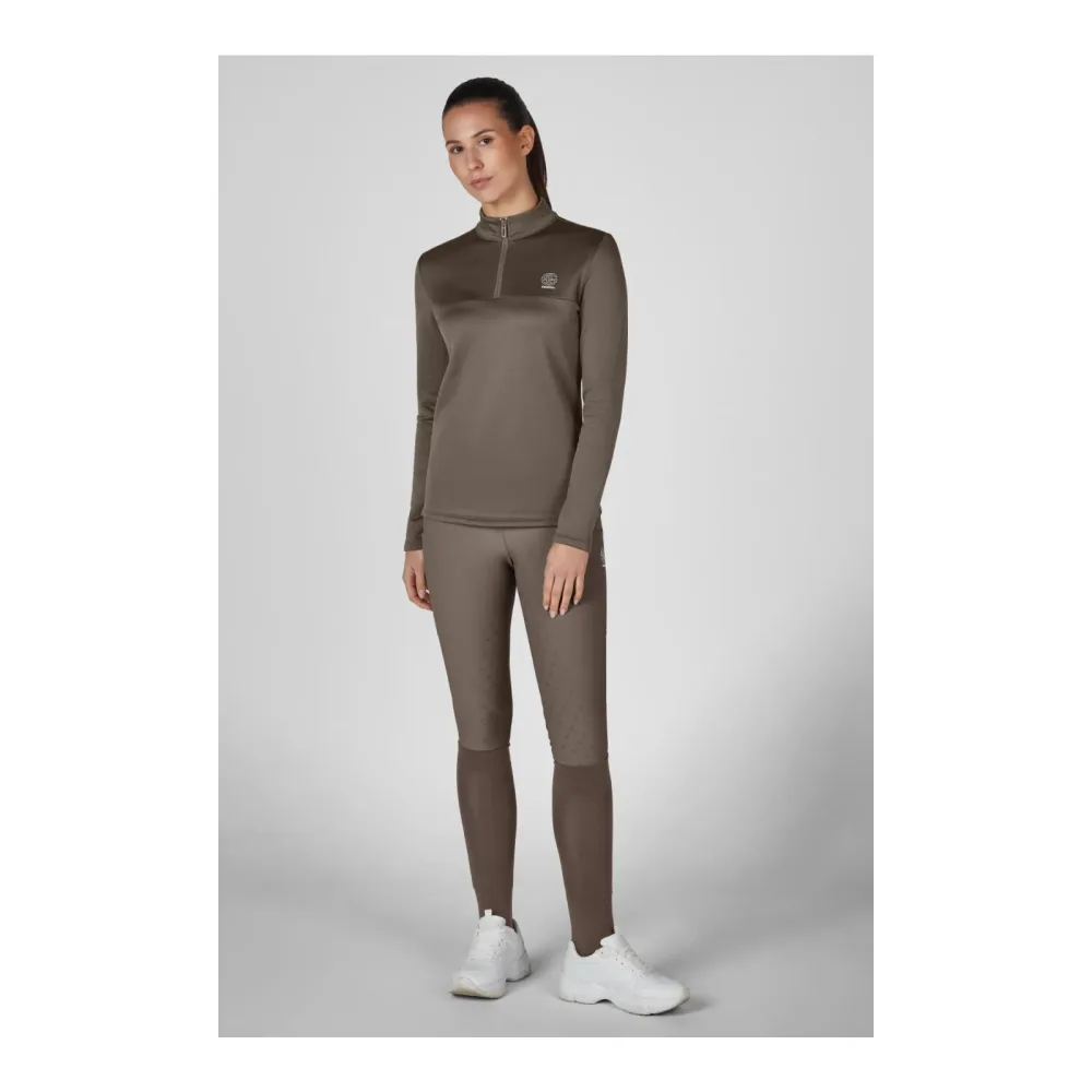 Eskadron Half-Zip Shirt Damen Dynamic AW26 Powdertaupe