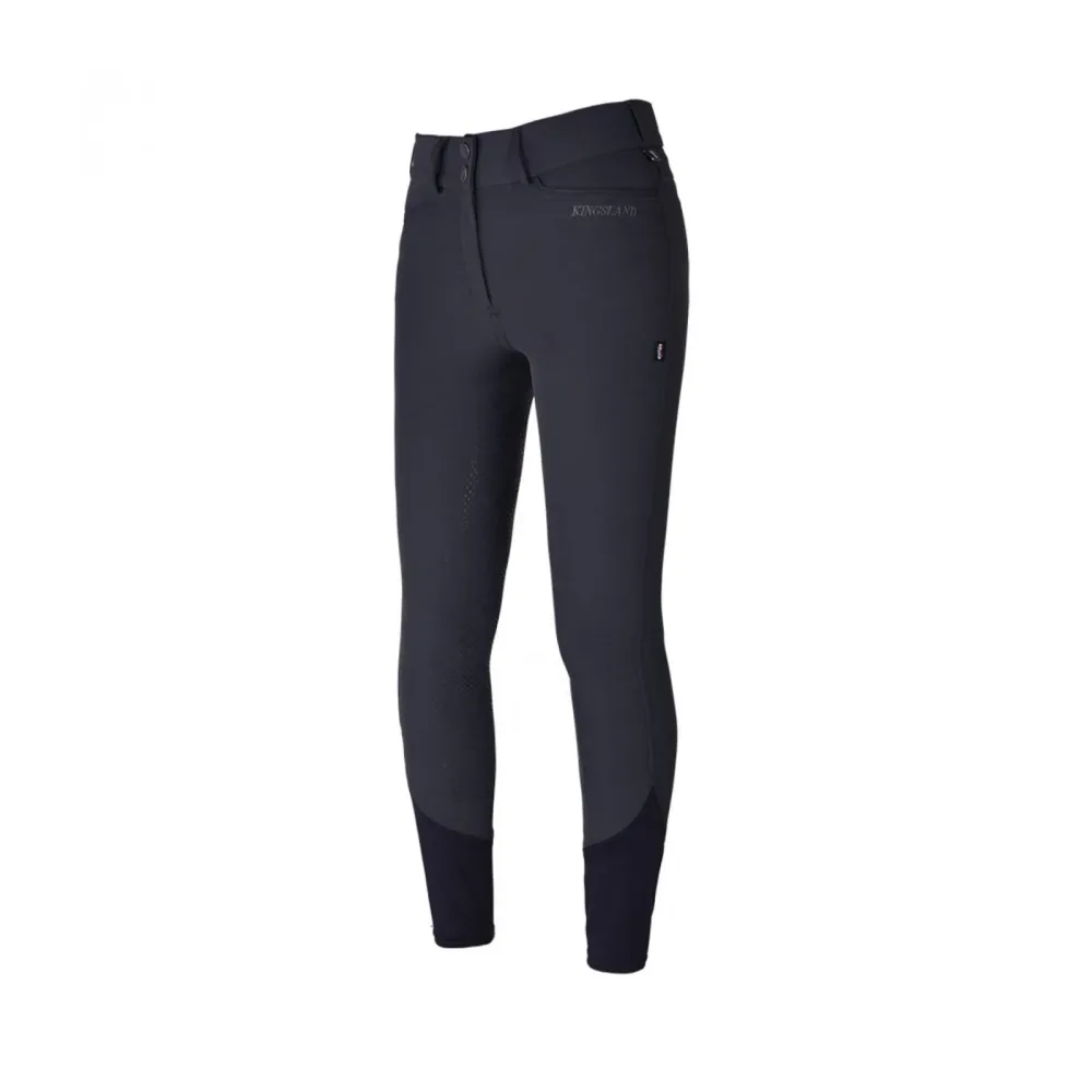 Kingsland Reithose KLKadi Classic Vollgrip Damen - grau Grösse Bekleidung Damen: 32