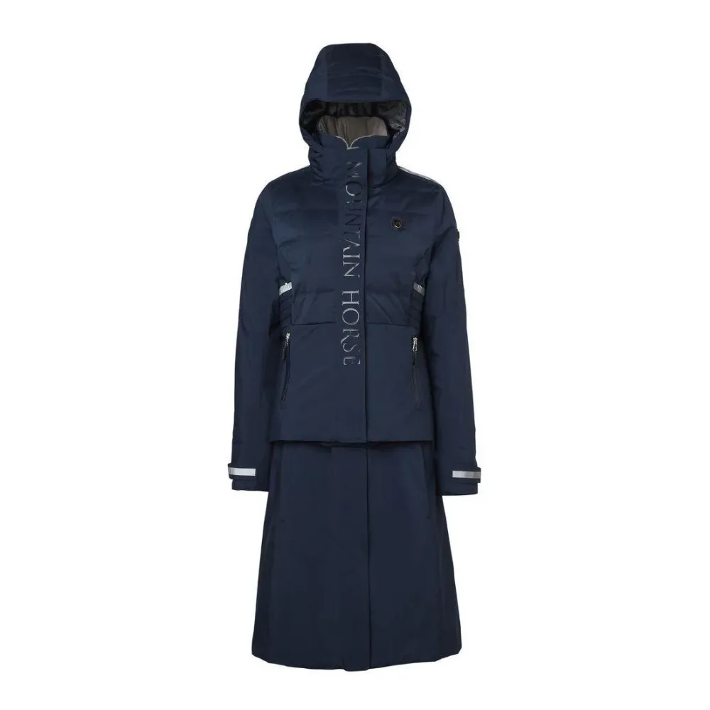Mountain Horse Winterreitmantel Ember 2-in-1 Damen - Navy -  Farbe: Navy, Grösse Jacke: S