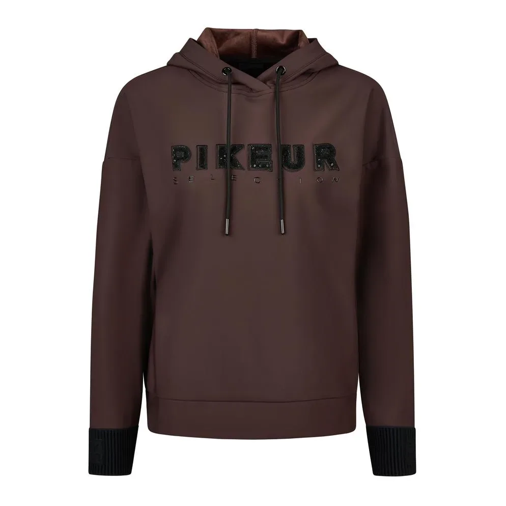 Pikeur Selection Plüsch Hoodie Chocolate Brown