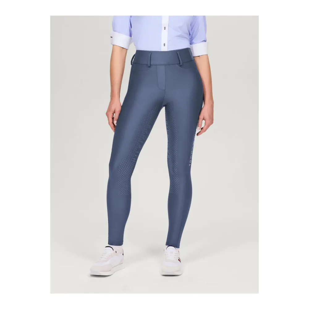 Tommy Hilfiger Equestrian Reithose Highland Vollgrip Damen - Faded Indigo -  Grösse Bekleidung Damen: M, Farbe: Faded Indigo