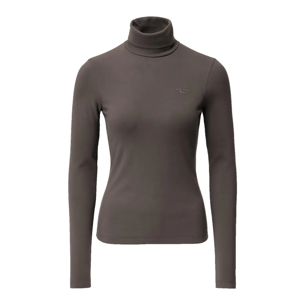 Covalliero Active Shirt Turtleneck H/W 2026 Milky Chocolate