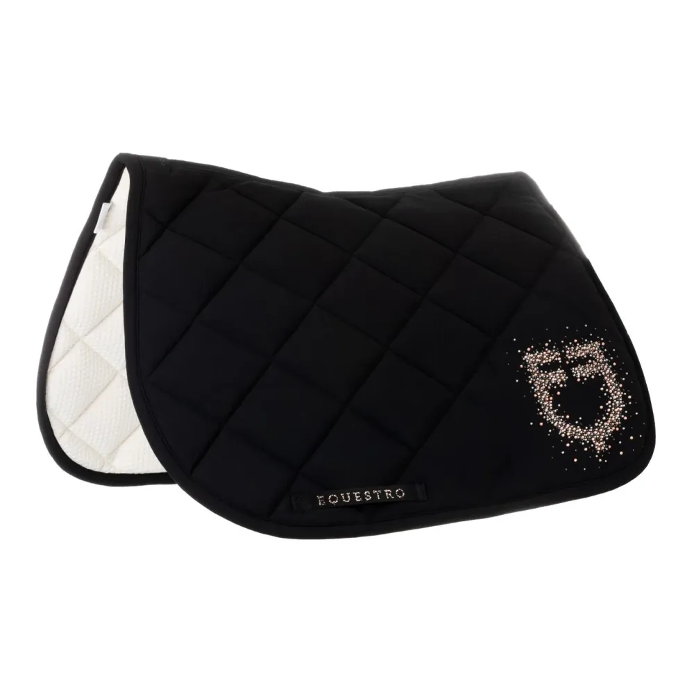 Equestro Schabracke Crystal - Schwarz -  Farbe: Schwarz, Grösse: VS