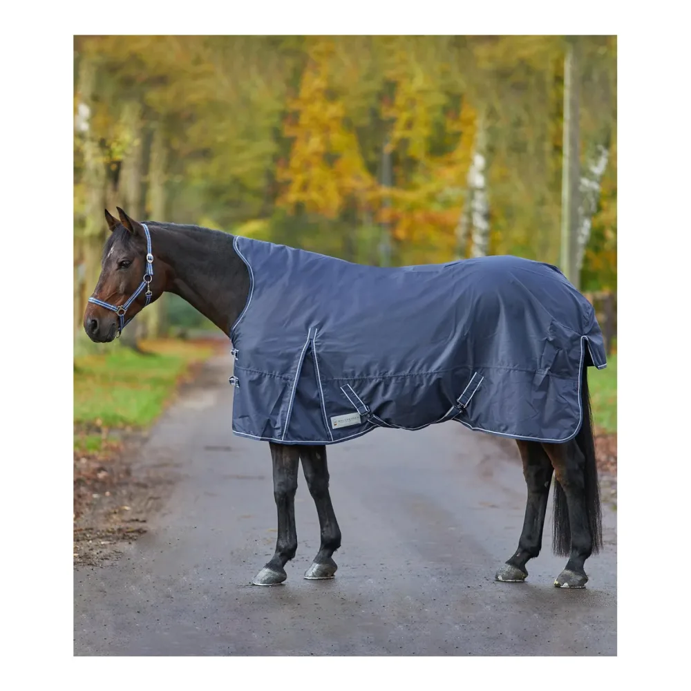 Waldhausen Outdoordecke Economic High Neck 200g - Nachtblau -  Grösse Pferdedecken: 125 cm