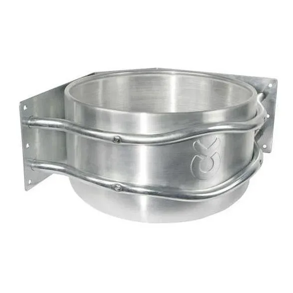 Kerbl Aluminium-Futtertrog - Silber -  Grösse: Eckmontage