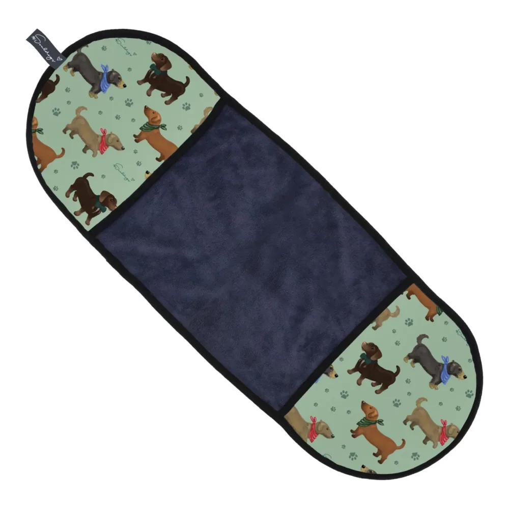 Soulhorse Luxuslappen Mikrofaserhandtuch Dackel