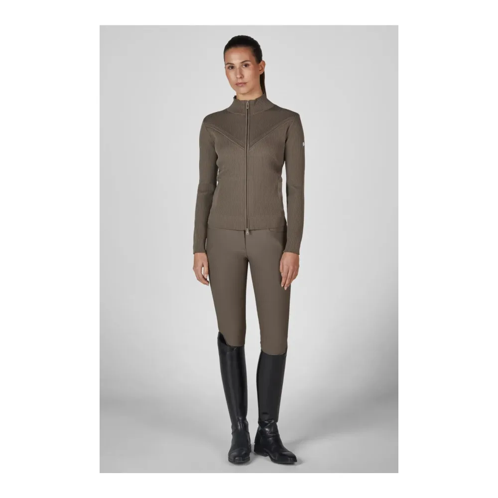 Eskadron Strickjacke Damen Dynamic AW26 Powdertaupe