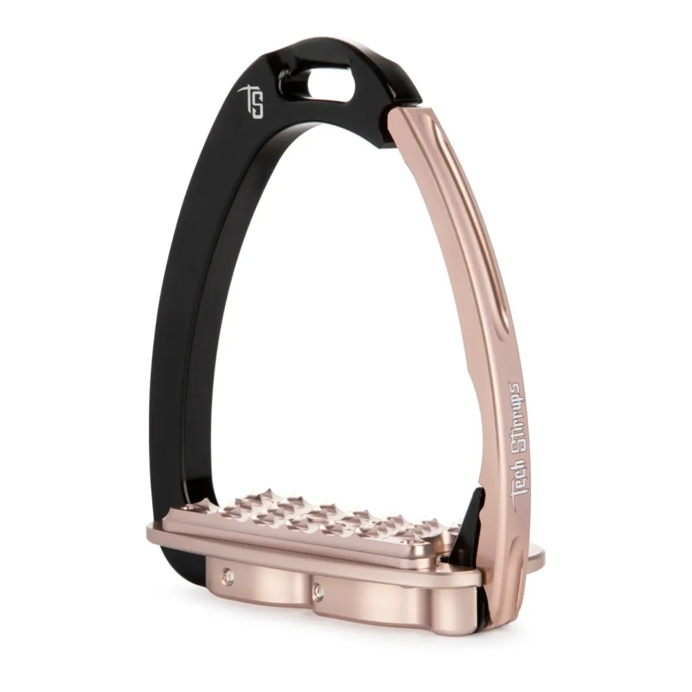 Tech Stirrups Sicherheitssteigbügel Venice Sloped Evo - Black/Rose Gold -  Grösse: One Size, Farbe: Black/Rose Gold