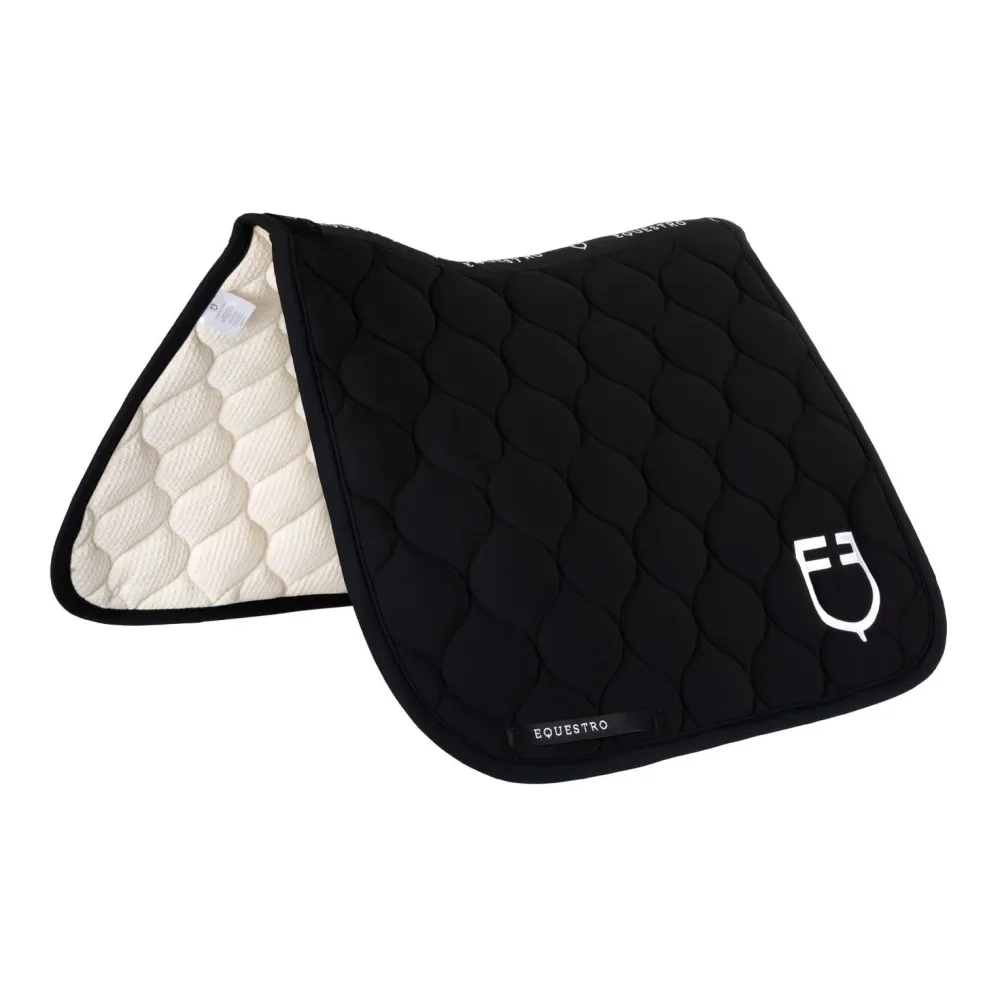 Equestro Dressurschabracke Onion mit Umrandung - Black -  Grösse: Full, Farbe: Black