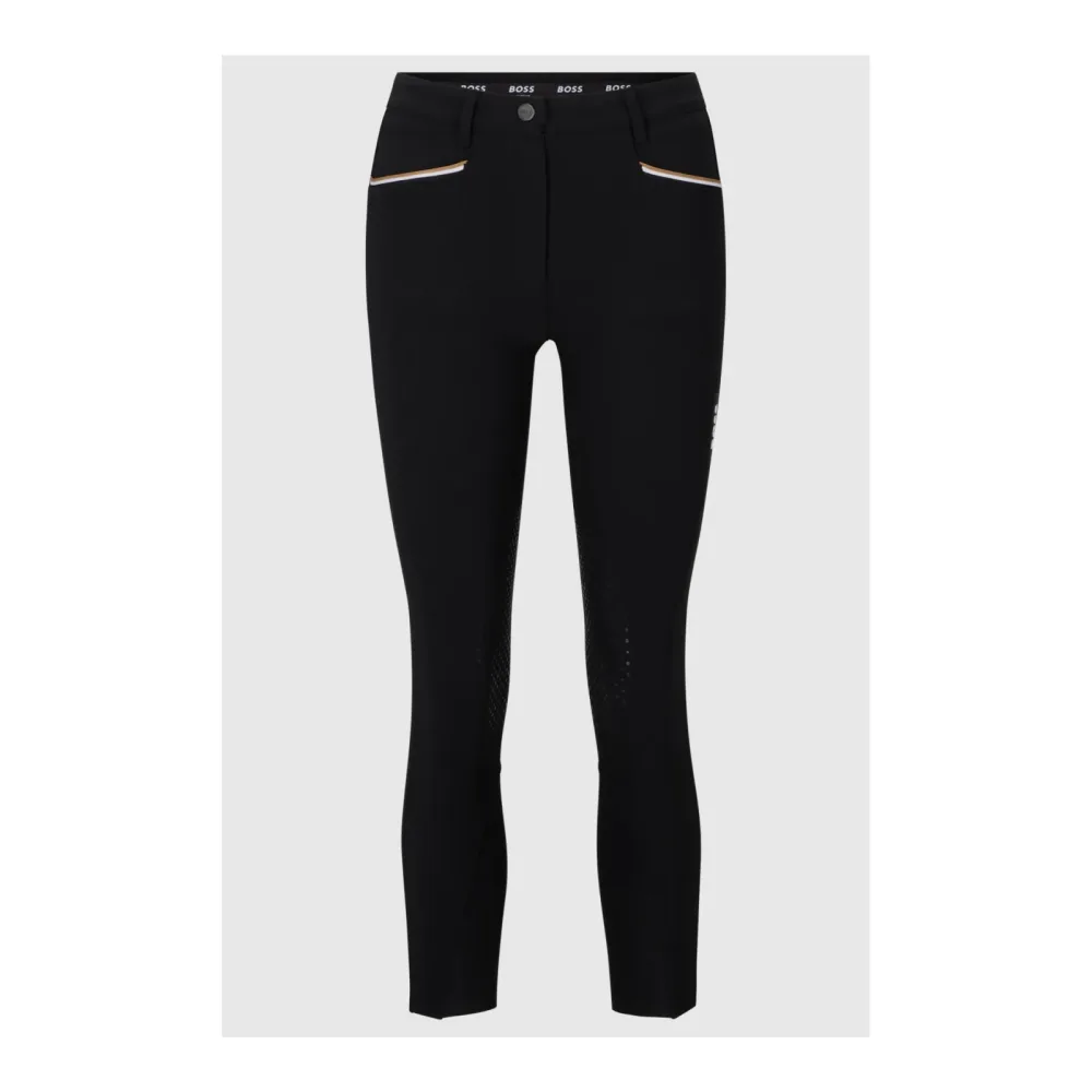 BOSS Equestrian Reithose Hazel Kniebesatz Damen - Black -  Grösse Bekleidung Damen: XXS, Farbe: Black