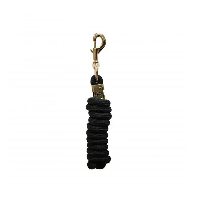 Kentucky Führstrick Basic Karabinerhaken - schwarz Grösse: One Size, Farbe: Schwarz