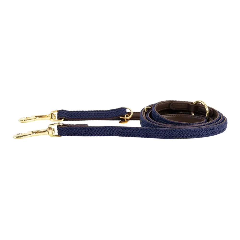 Kentucky Dogwear Hundeleine Nylon geflochten - navy Grösse: 200 cm, Farbe: Navy