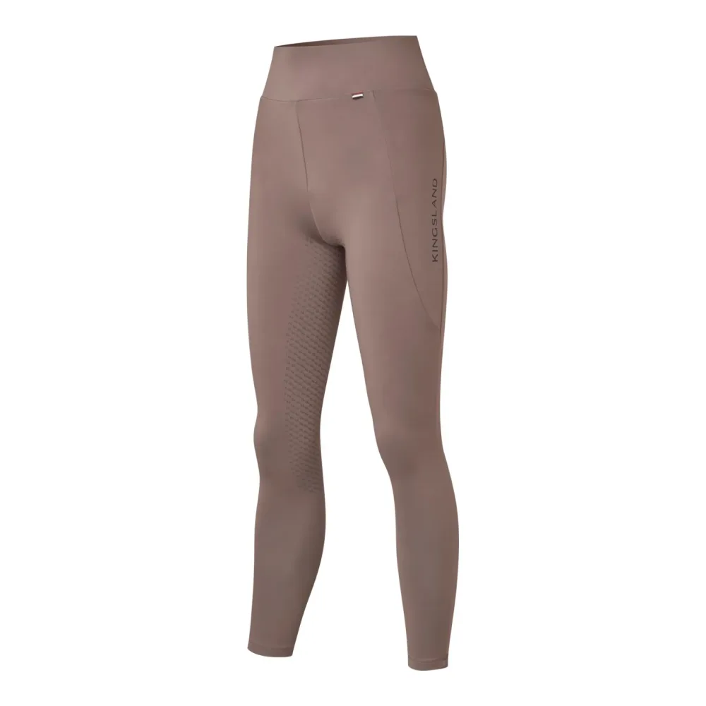 Kingsland KLAmanda Reitleggins mit Full-Grip, innen angeraut, F-Tec4 Damen Brown Iron