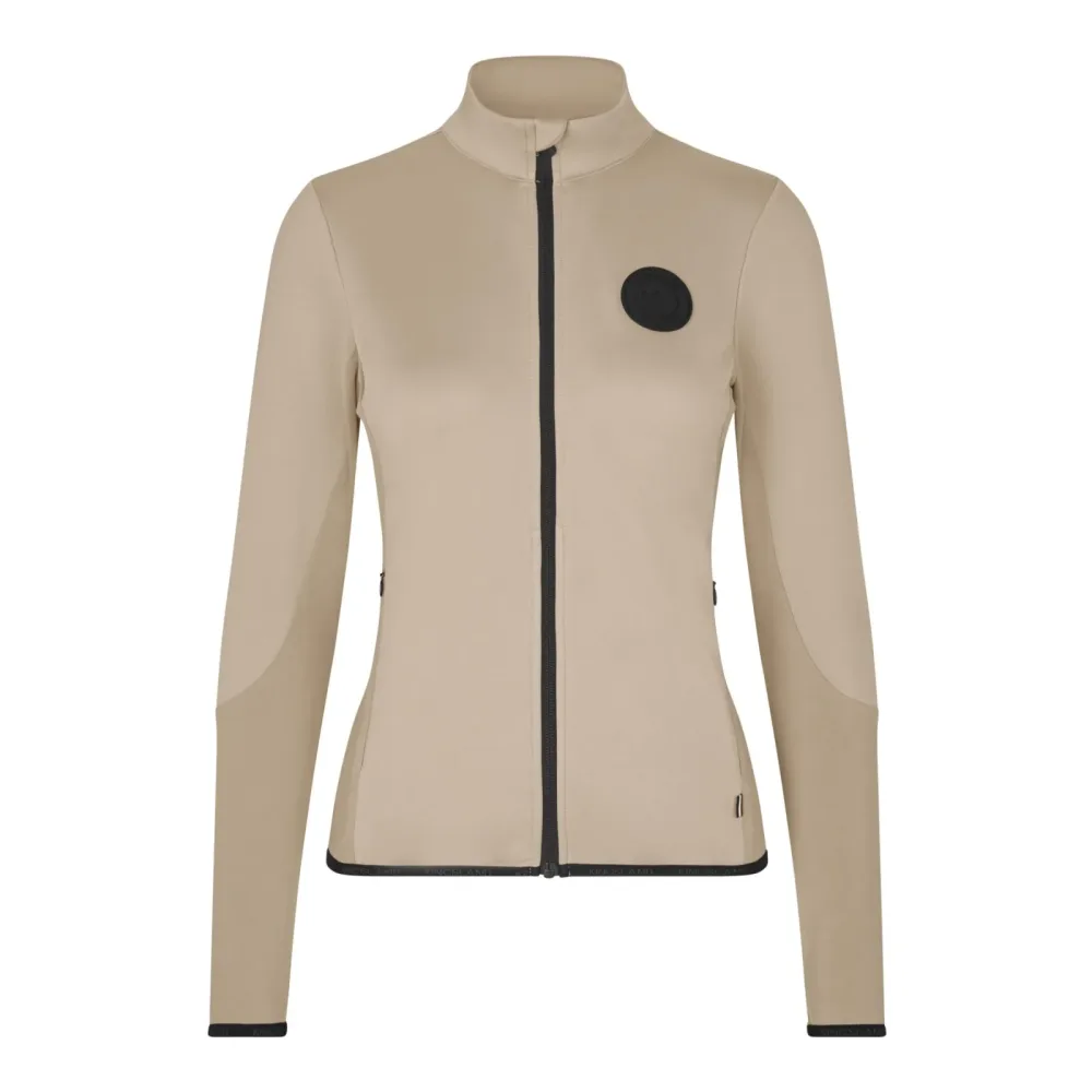 Kingsland Fleecejacke KLMiley Damen - Beige Cobblestone -  Farbe: Beige Cobblestone, Grösse: XL