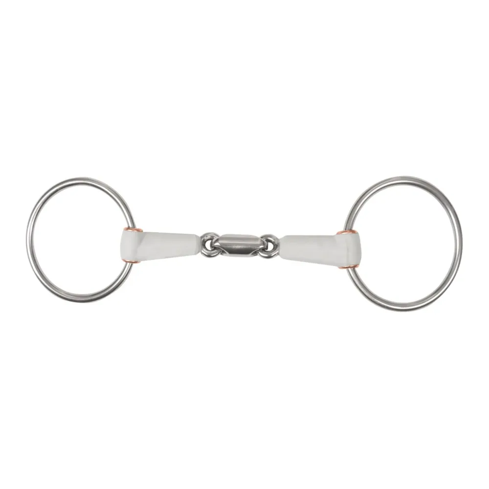 Beris Gebisse Wassertrense, doppelt gebrochen, Ring 7,5cm - Silber -  Grösse: 12,5 cm