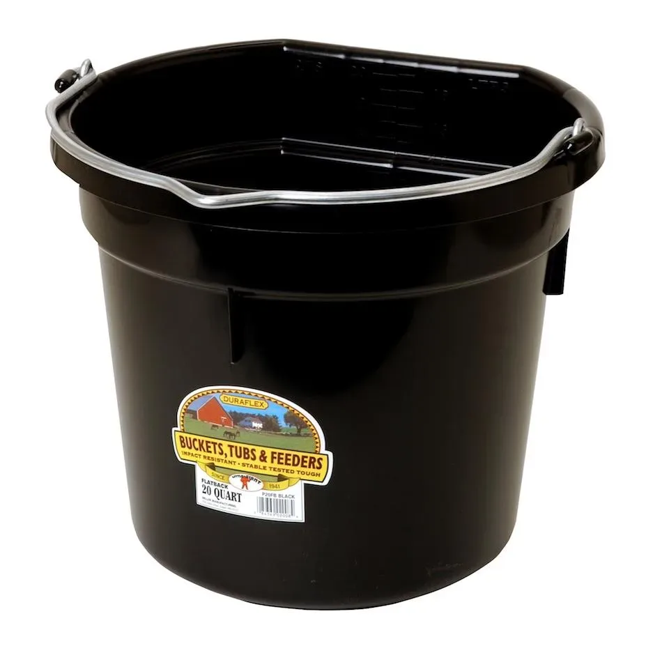 Little Giant FlatBack Eimer - Schwarz -  Inhalt: 8 l