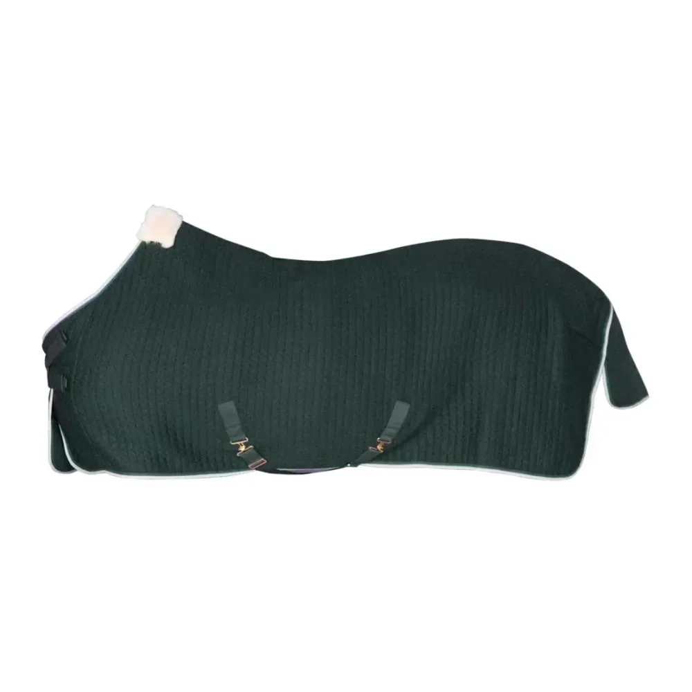 Kentucky Abschwitzdecke PROtherm - Dunkelgrün -  Grösse: 130 cm, Farbe: Dunkelgrün