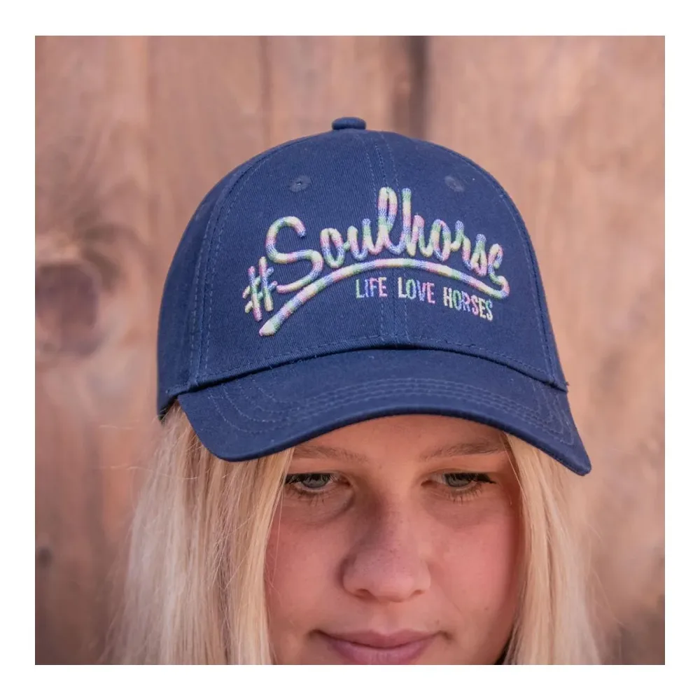 Soulhorse Cap - Navy/Regenbogen -  Farbe: Navy/Regenbogen, Grösse: One Size