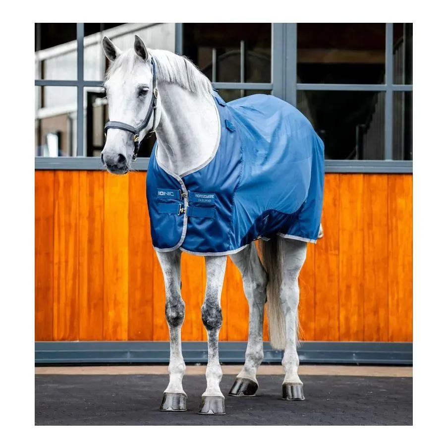 Abschwitzdecke Ionic Therapy Mesh Horseware - Imperial Blue/Silver & Navy -  Grösse: 145 cm