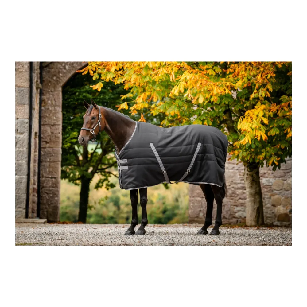Horseware Rambo Stable 200g Black/Thunderstorm Grey & Silver