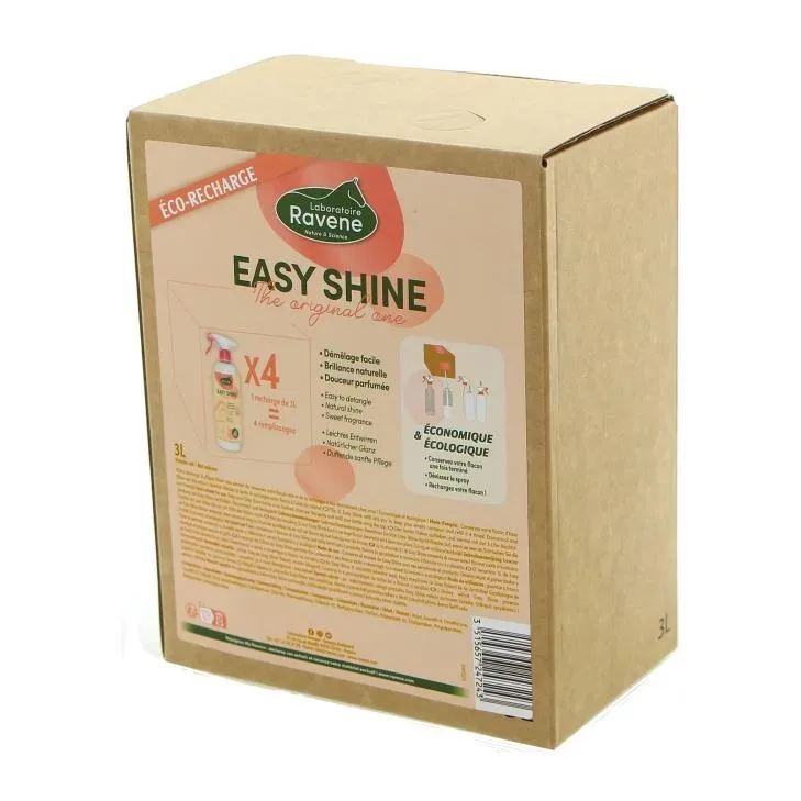 equitrade Mähnenspray Ravene Easy Shine Spray - Rot/Weiss/Grün -  Inhalt: 3 l