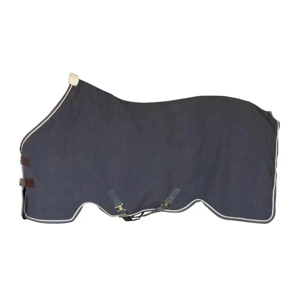 Kentucky Abschwitzdecke vegan wool - Grau -  Grösse: 125 cm, Farbe: Grau