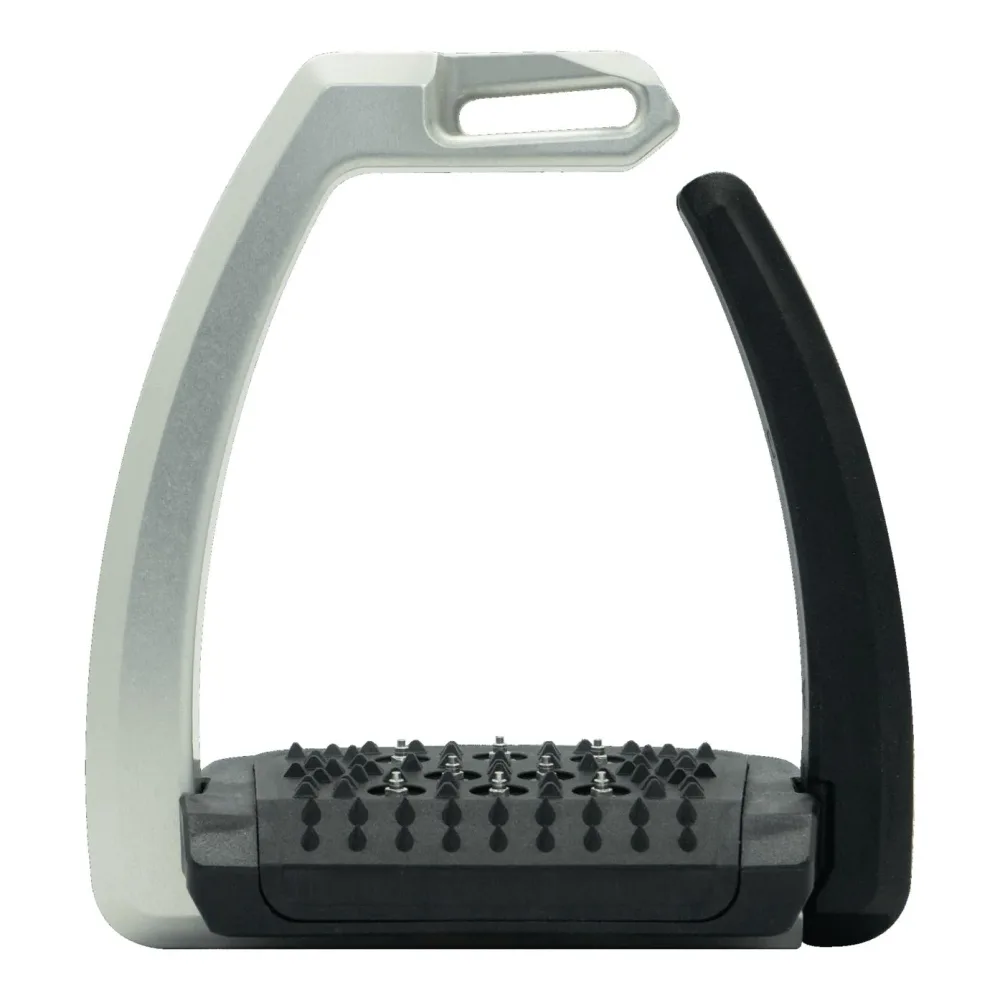 Sprenger Steigbügel Aero mit Spikes - Alu/Silber -  Grösse: 12 cm, Farbe: Alu/Silber