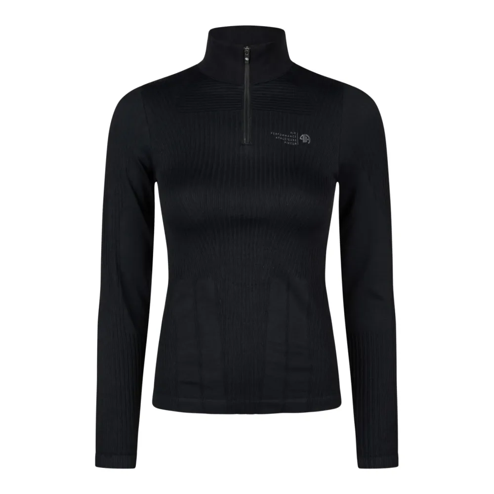 Pikeur Athleisure 3D Strickshirt Damen Black Navy