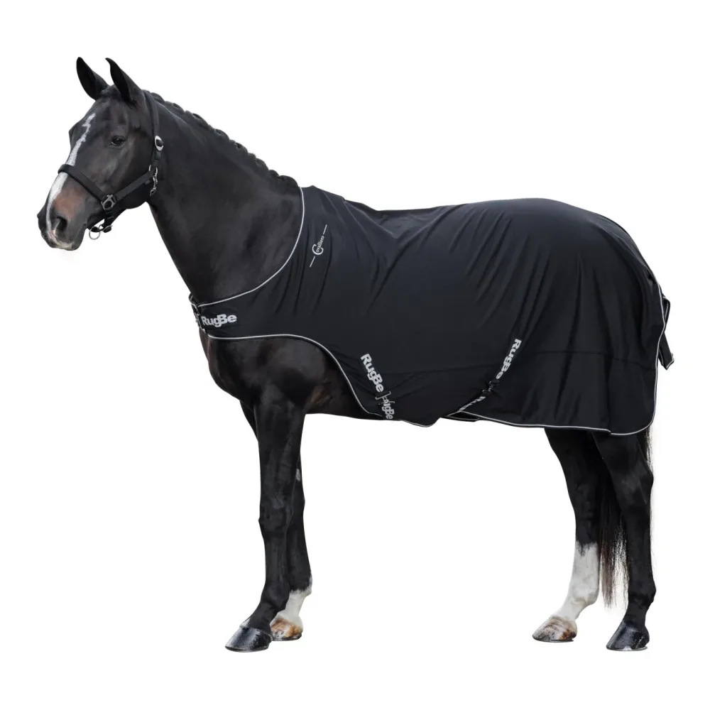 Führanlagendecke RugBe - Schwarz -  Grösse Pferdedecke: 145 cm